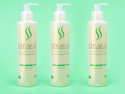 Gel pós depilatório Strass