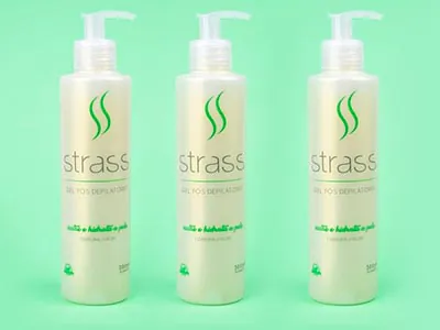 Gel pós depilatório Strass